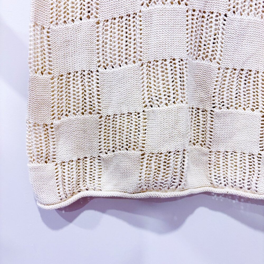 VANS Beige knit tunic sweater | Cozy neutral layers | X-Small - Picture 5 of 8